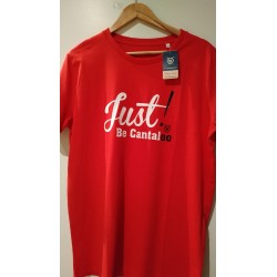 Tee-shirt ROUGE JUST BE...