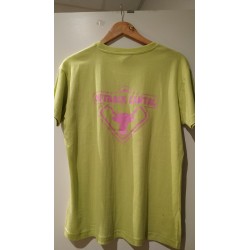 Tee-shirt femme vert anis...