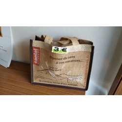 Petit sac en toile de jute