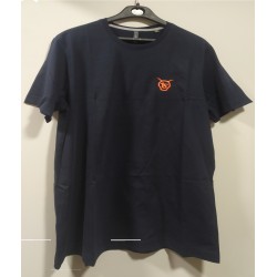 Tee shirt marine logo orange