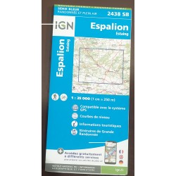 Carte IGN Estaing Espalion
