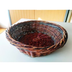 Grande corbeille osier