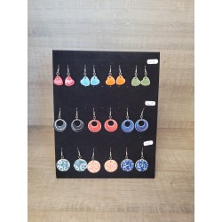 Boucles d'oreilles Poterie...