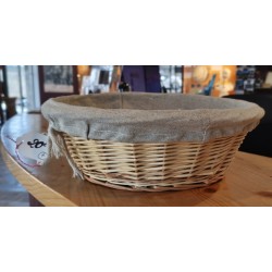 Panière osier blanc n°7